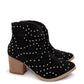 Naughty Monkey - Women's Twilight Studded Heeled Ankle Boot