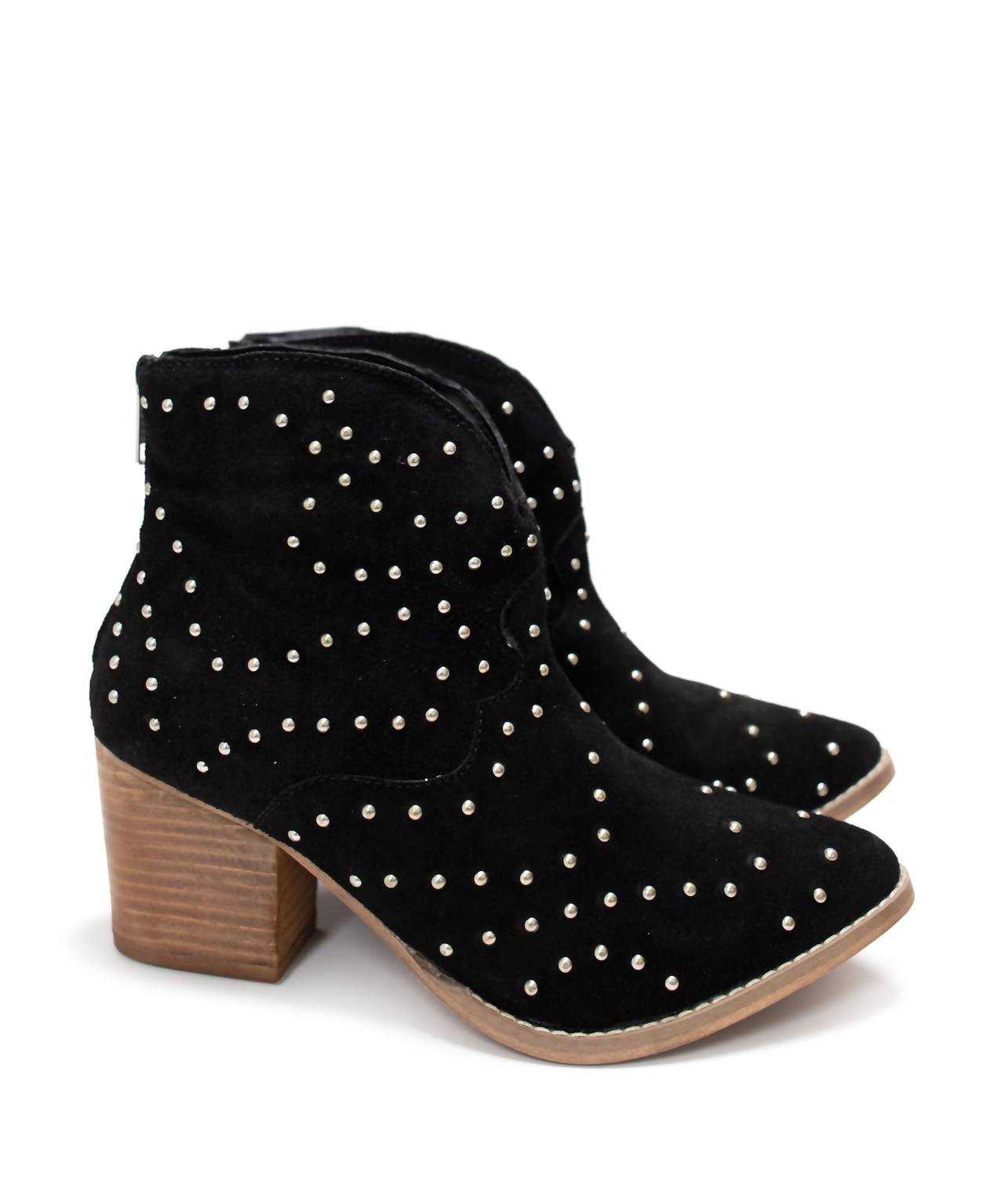 Naughty Monkey - Women's Twilight Studded Heeled Ankle Boot