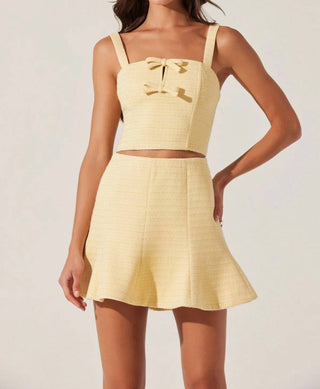 Astr - Kiona Tweed Mini Skirt