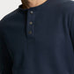 Jachs New York - Sherpa Bonded Waffle Long Sleeve Henley