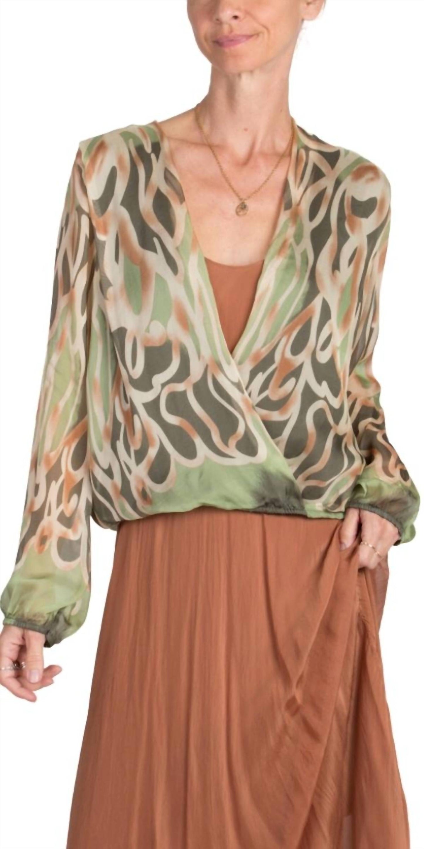 Gigi Moda - Torino Abstract Blouse