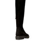 Tory Burch - Women's Miller Suede Lug Sole Over-the-knee Boots