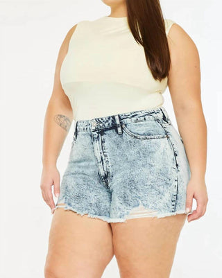 Kancan - Distreesed Denim Shorts