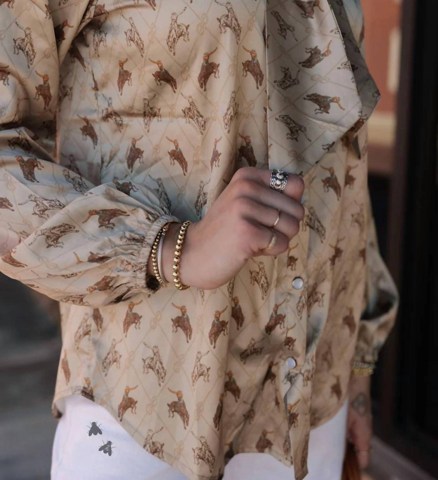 2Flyco - Brimstone Tie Front Blouse