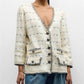Veronica Beard - CERIANI KNIT JACKET WITH SEQUIN