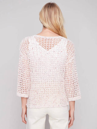 Charlie B - Tape Yarn Fishnet Top