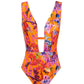Lia Sahara - Women's Plunge One Piece Swimsuit