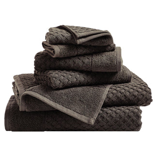 Cotton Diamond Waffle Weave Bath Towel Set - Grayson Collection
