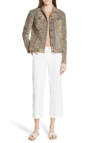 Atm - COTTON POPLIN CROP PANT