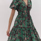 Entro - Floral Tiered Midi Dress