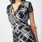 Joseph Ribkoff - Abstract Check Print Dress