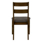 Dining Chair, Upholstered, Side, Dining Room, Transitional (Set of 2) - Brown