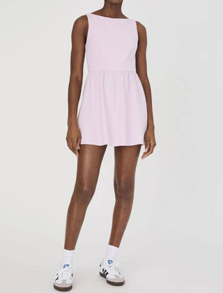 French Connection - Whisper Boat Neck Notch Mini Dress