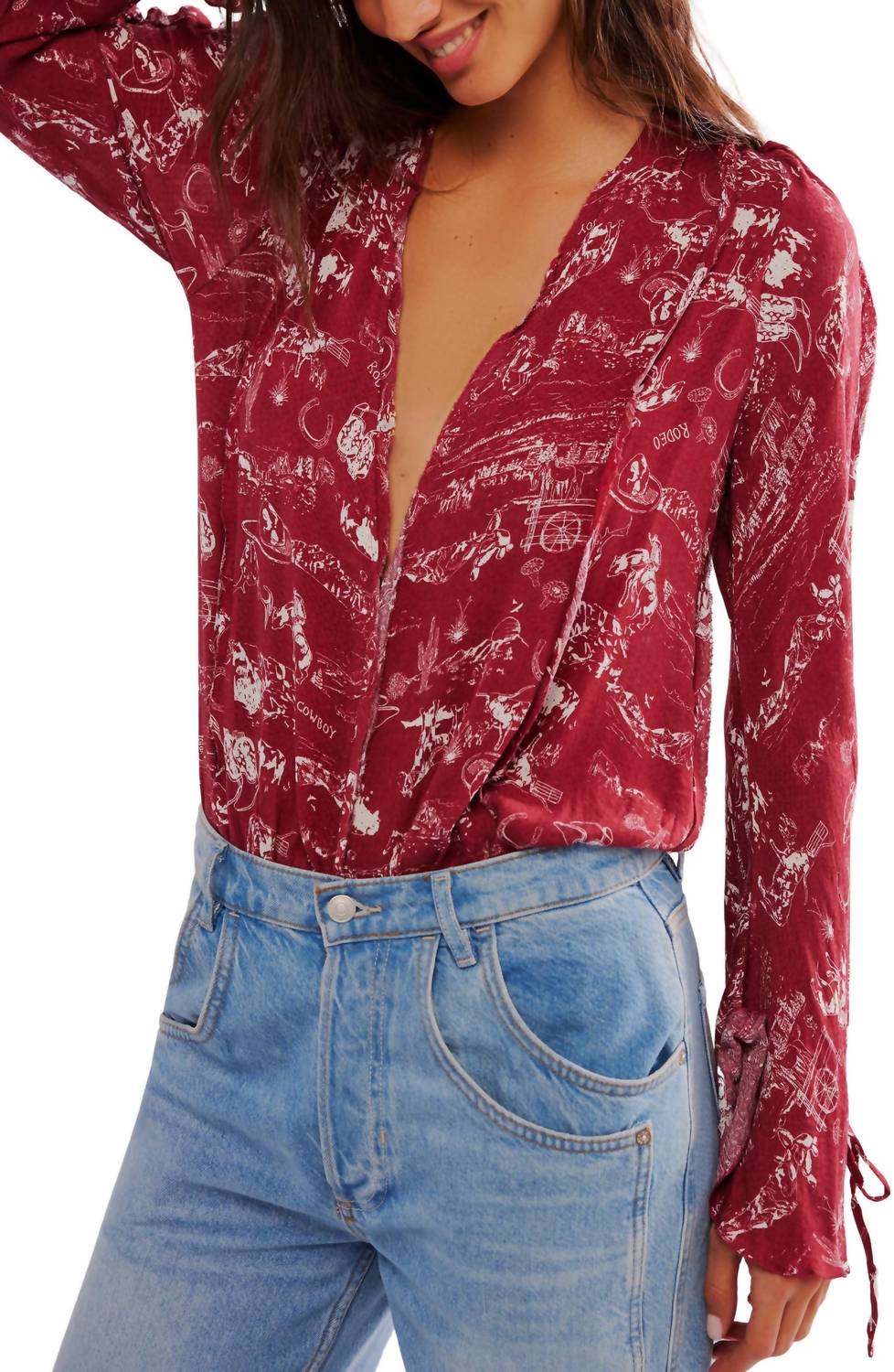 Free People - Everythings rosy bodysuit