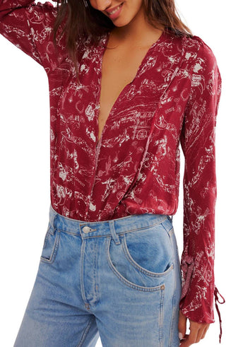 Free People - Everythings rosy bodysuit