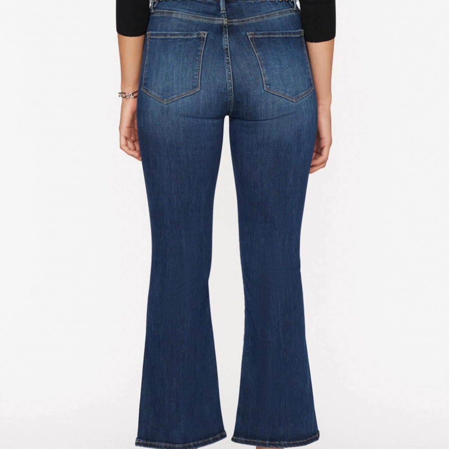 Frame - Le One Crop Mini Boot Denim