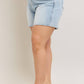 Judy Blue - High Waist Rigid Magic Denim Shorts Plus