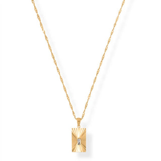 Ellie Vail - Women's Fatima Sunburst Tag Necklace