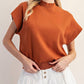 Ee:Some - Haven Mock Neck Knit Top