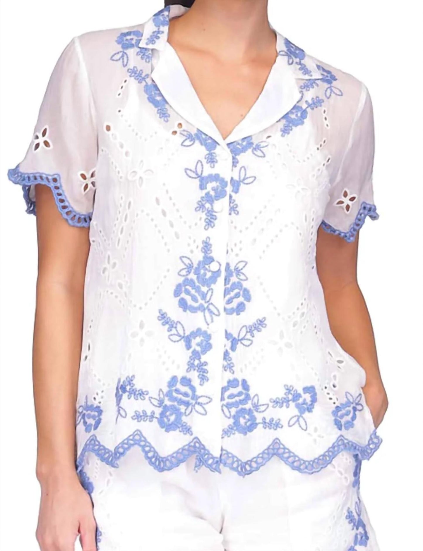 Johnny Was - Chryssie Camp Shirt