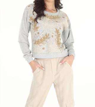 Paparazzi - Women's Embroidered Sweatshirt