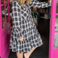 Angie - Plaid Long Sleeve Dress