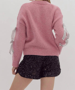Entro - Embellished Long Sleeve Sweater
