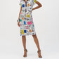 Joseph Ribkoff - Silky Knit Conversational Shift Dress