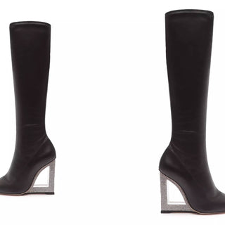 Schutz - FILIPA POINTED TOE WEDGE BOOTS