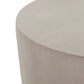 Outdoor MGO Round U-Shape Side Table Light Grey