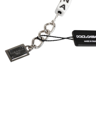 Dolce & Gabbana - Women's Brass Chain Dice Logo Embellished Charm Bracelet