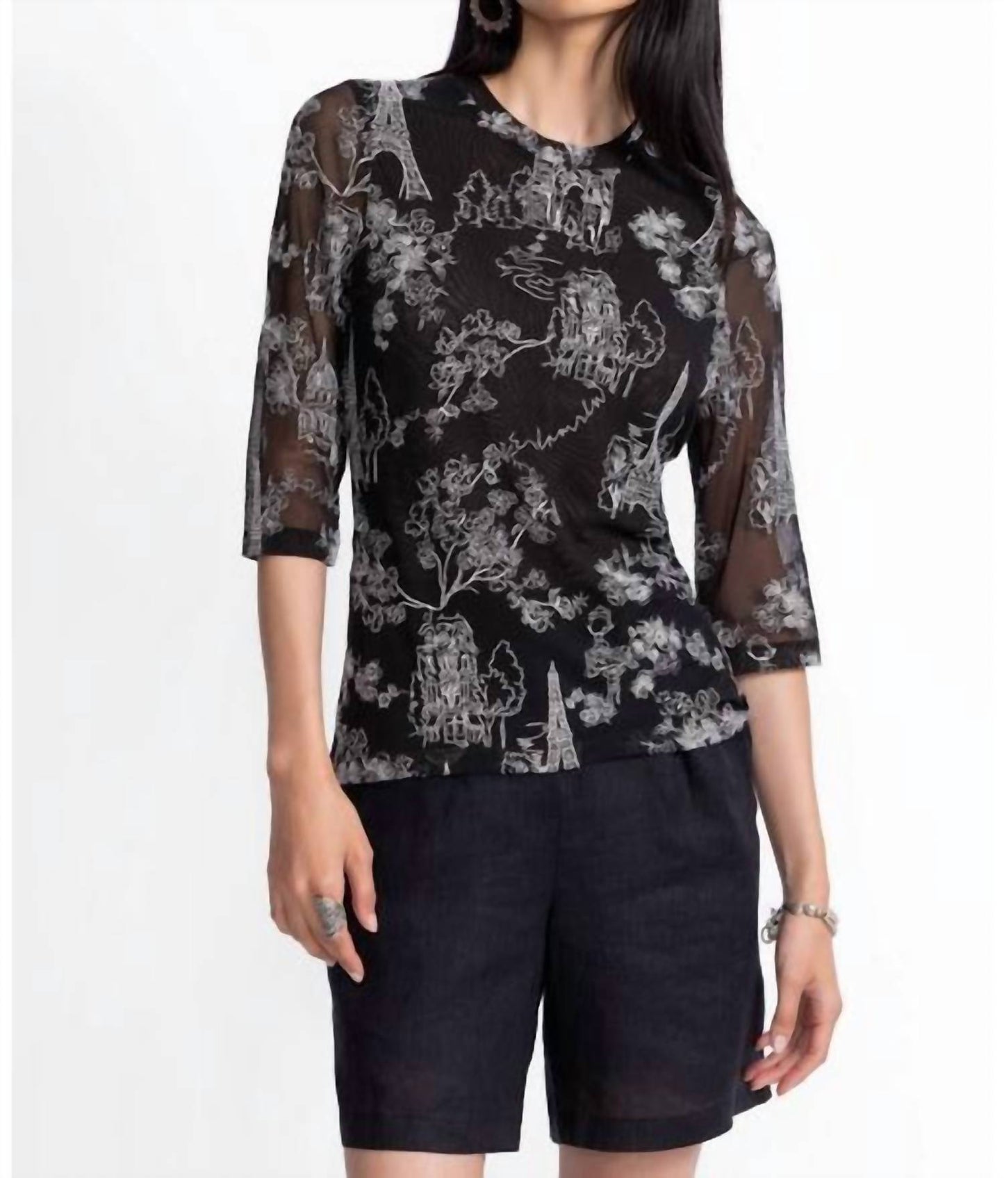 Johnny Was - KAIA MESH TEE LOUISE