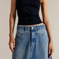 Free People - Come As You Are Denim Maxi Skirt