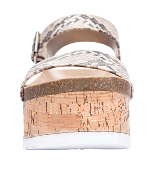 Dirty Laundry - Dusk Palms Platform Sandal