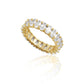 Sahira Jewelry Design - Women's Oval Eternity Band Ring