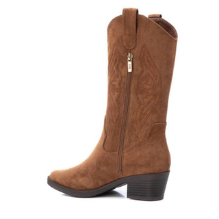 Xti - Women's Italian Western Suede Booties
