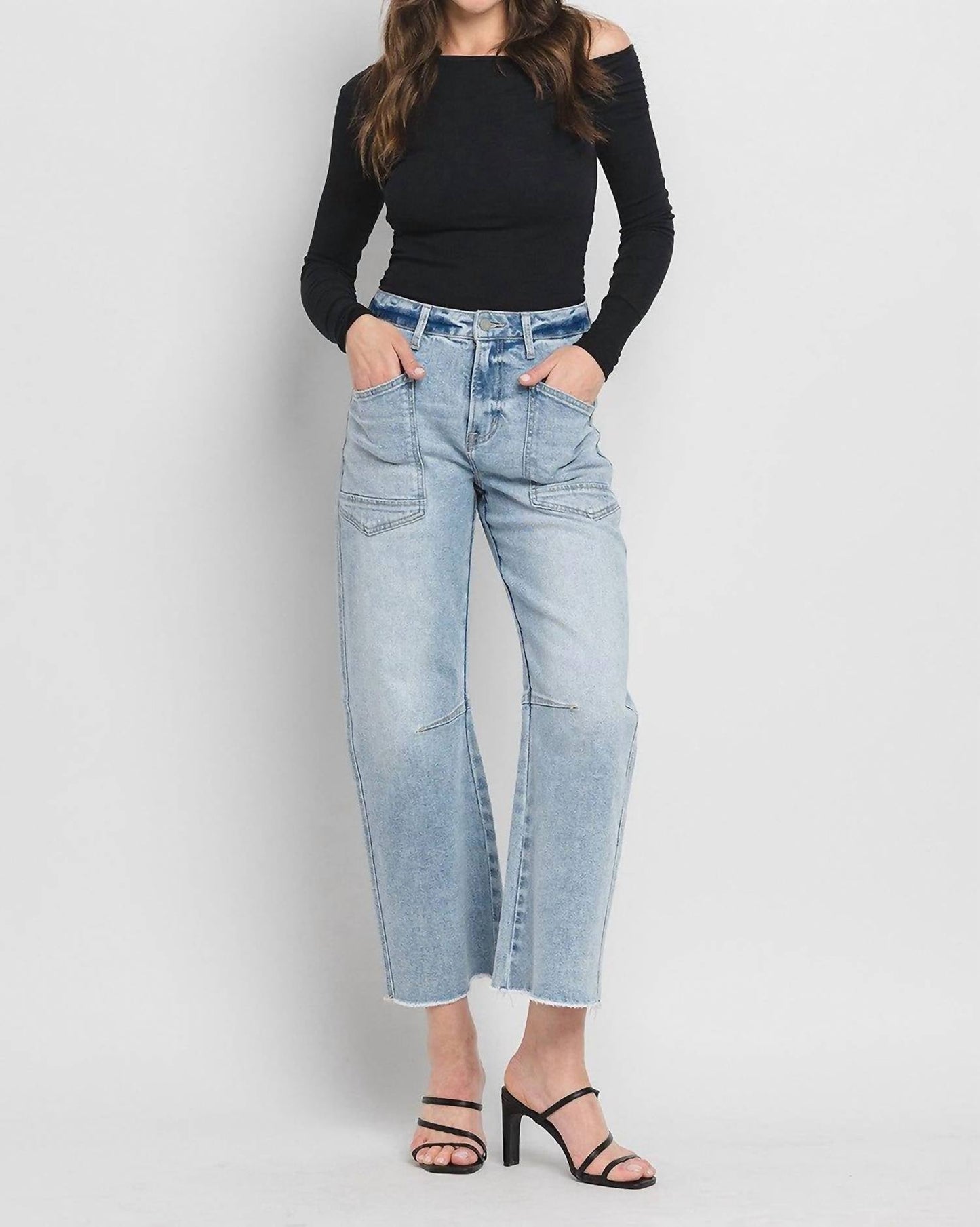 Flying Monkey - High Rise Barrel Jean