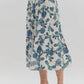 Entro - Camille Floral Midi Skirt