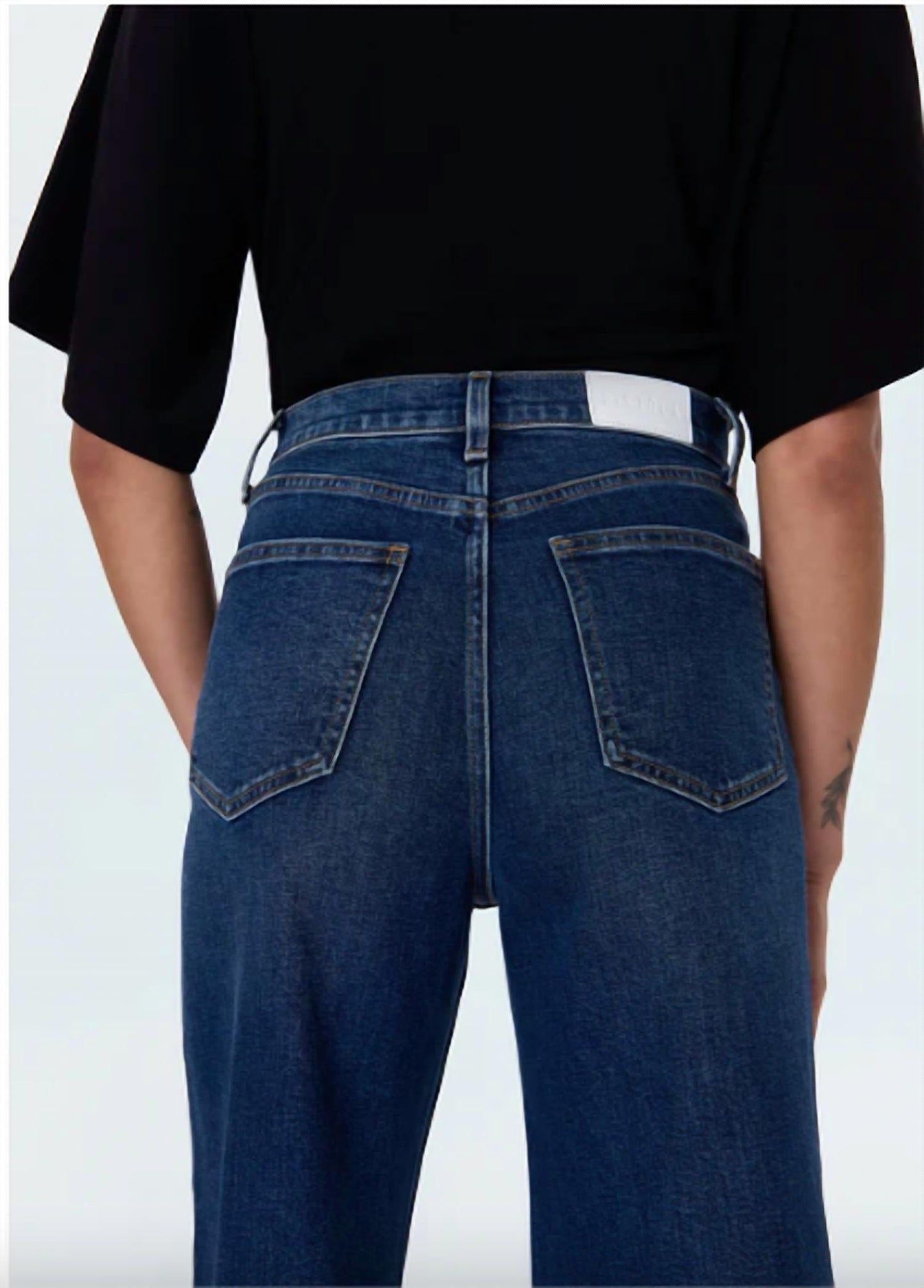 Pistola - Women's Lana Crop Highrise Ultra Wide Leg Jeans