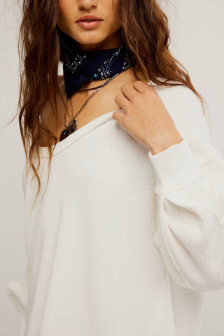 Free People - Coast To Coast Thermal Long Sleeve Top