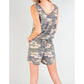12Pm By Mon Ami - Camo Romper