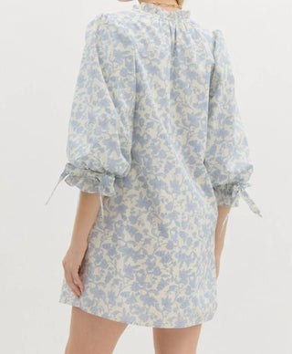 Entro - Floral Print Pullover Mini Dress