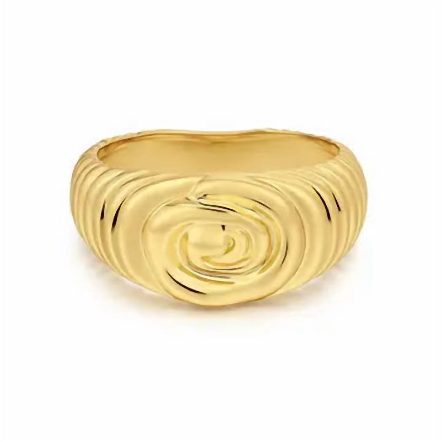 Luv Aj - Women's Coquille Swirl Ring