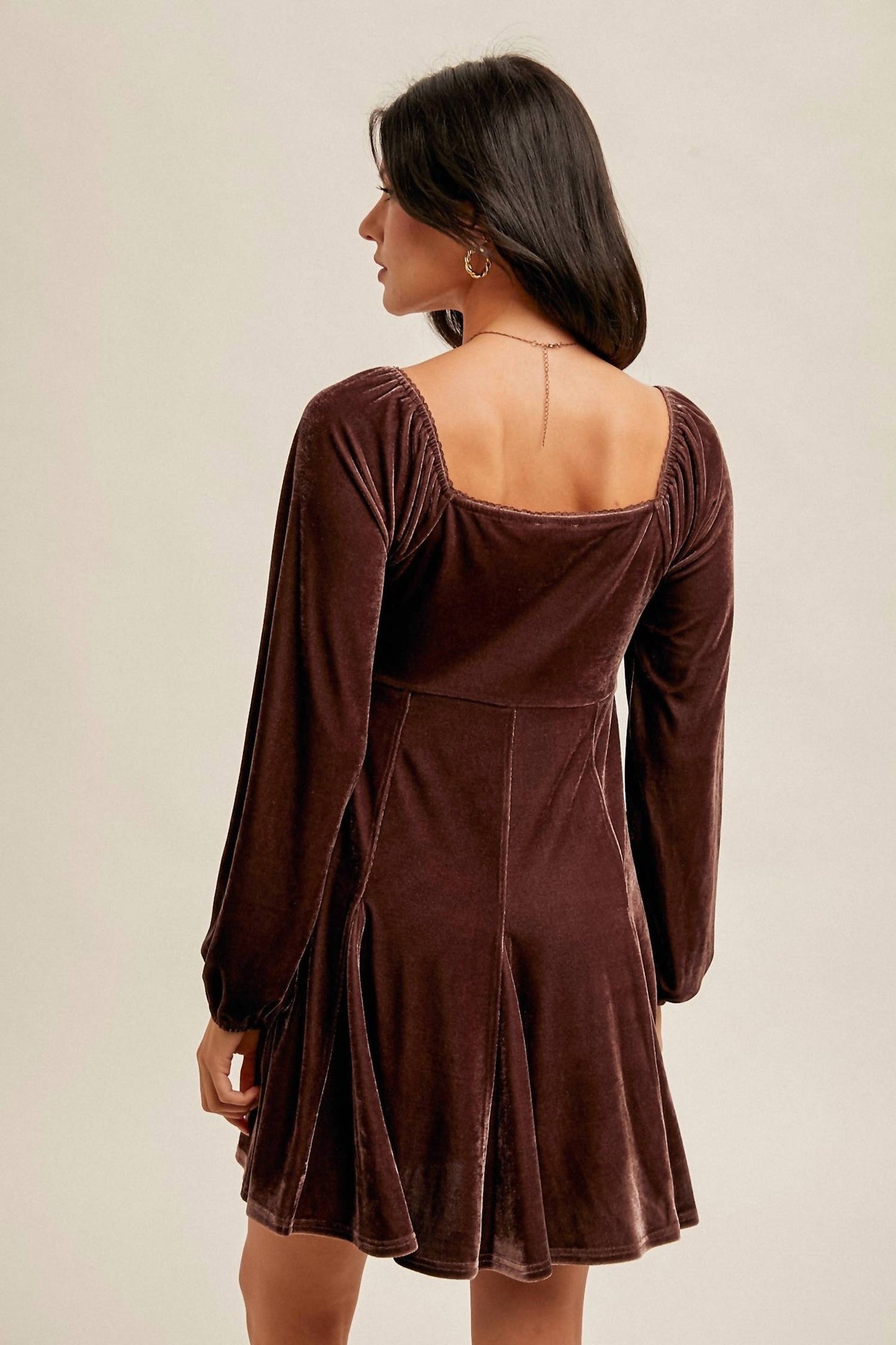 Hem & Thread - Shayla Velvet Mini Dress