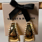 Violet & Brooks - Women's Retro Gold Hoop Earrings