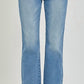 Risen - High Rise Raw Cut Hem Bootcut Jeans