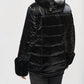Joseph Ribkoff - Reversible Faux Fur Quilted Puffer Coat