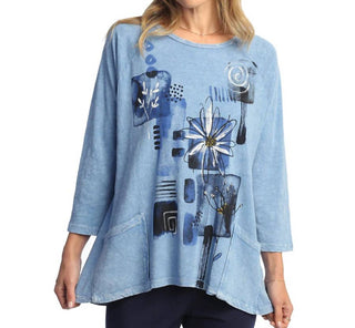Jess & Jane - Lily Patch Pocket Tunic Top