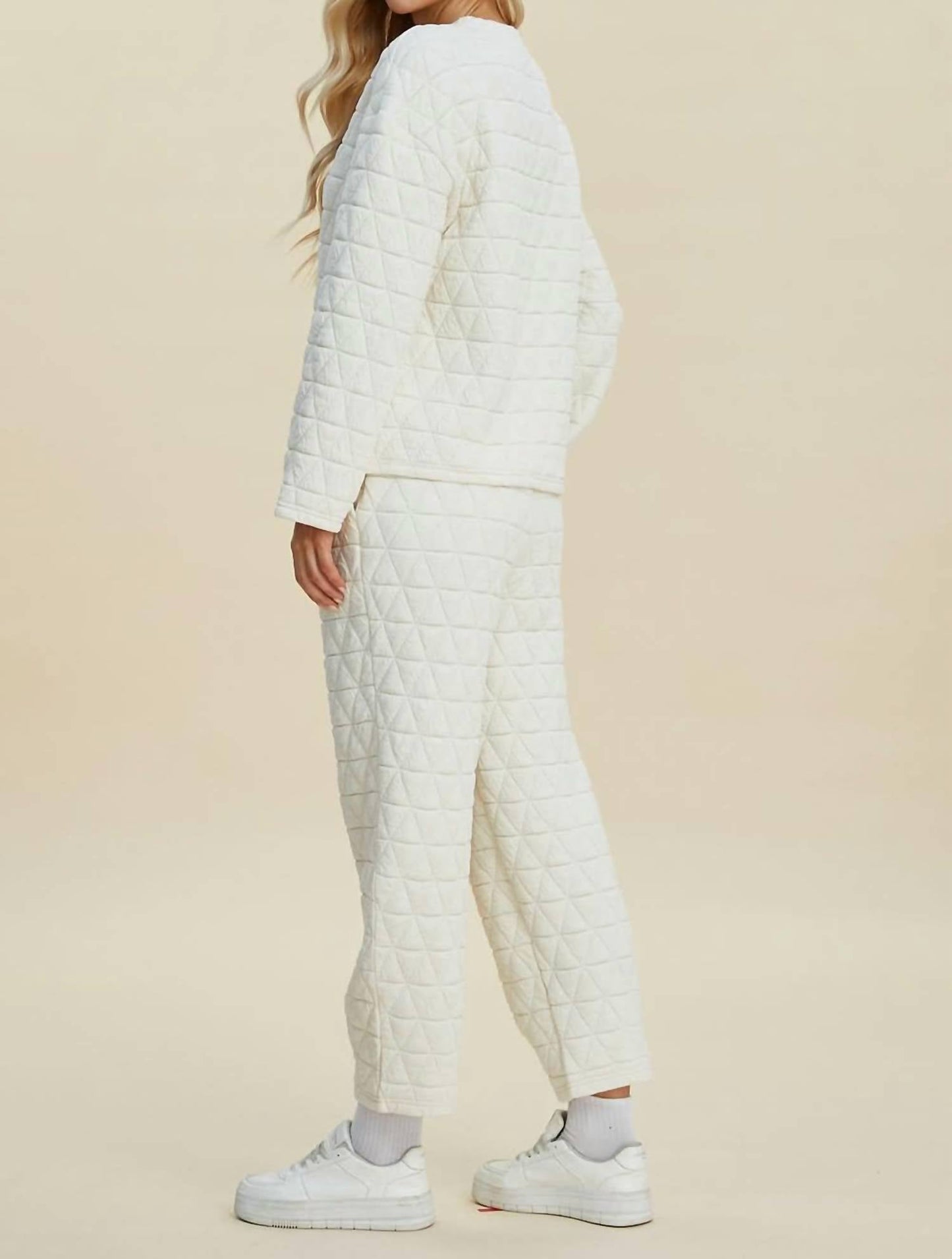 Double Take - Textured Top and Pants Set
