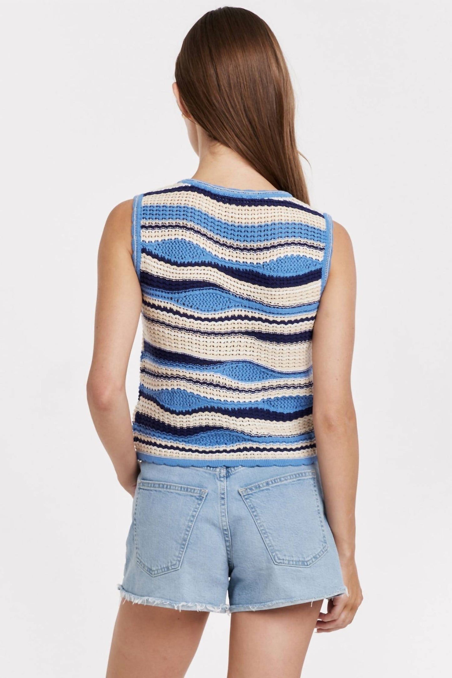 Another Love - Sylvie Crochet Knit Top